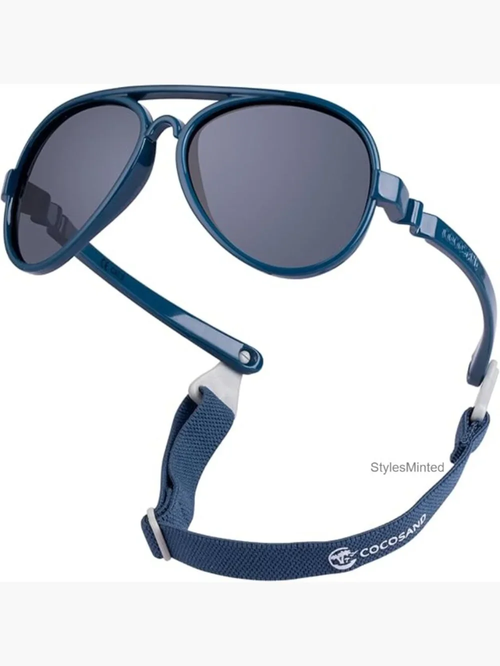 Baby Aviator Polarized Sunglasses with Adjustable Strap 0-18 Months
